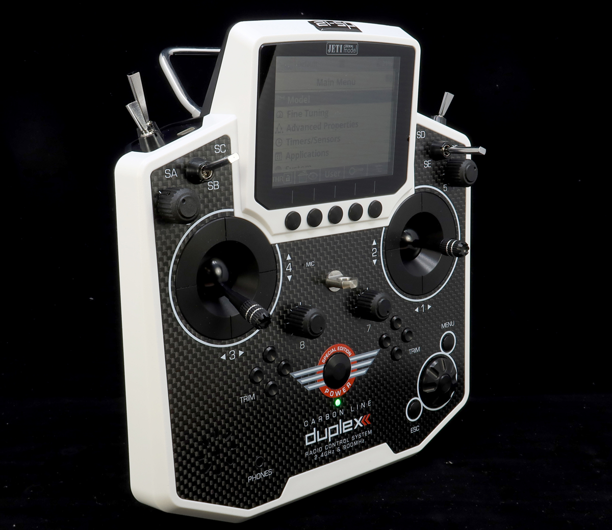 Jeti JDEX-TDS12-CLXW24 Duplex DS-12 Carbon White Special Edition 2024 - 3