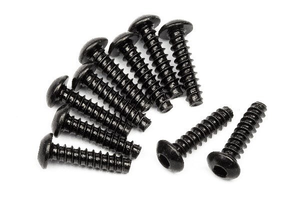 HPI HP94355 Tp. Button Head Screw M3X12Mm (Hex Socket/10Pcs)
