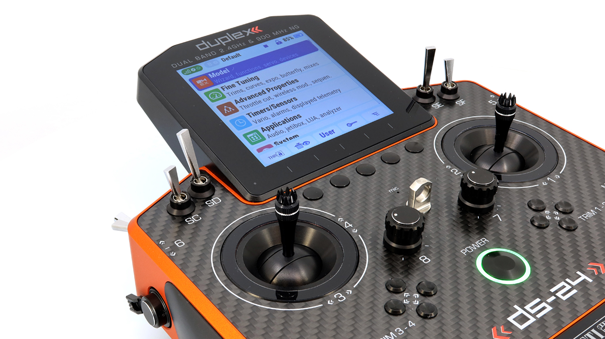 Jeti JDEX-TDS24II-CLOA Duplex DS-24 II - Carbon Line Orange anodized - 25