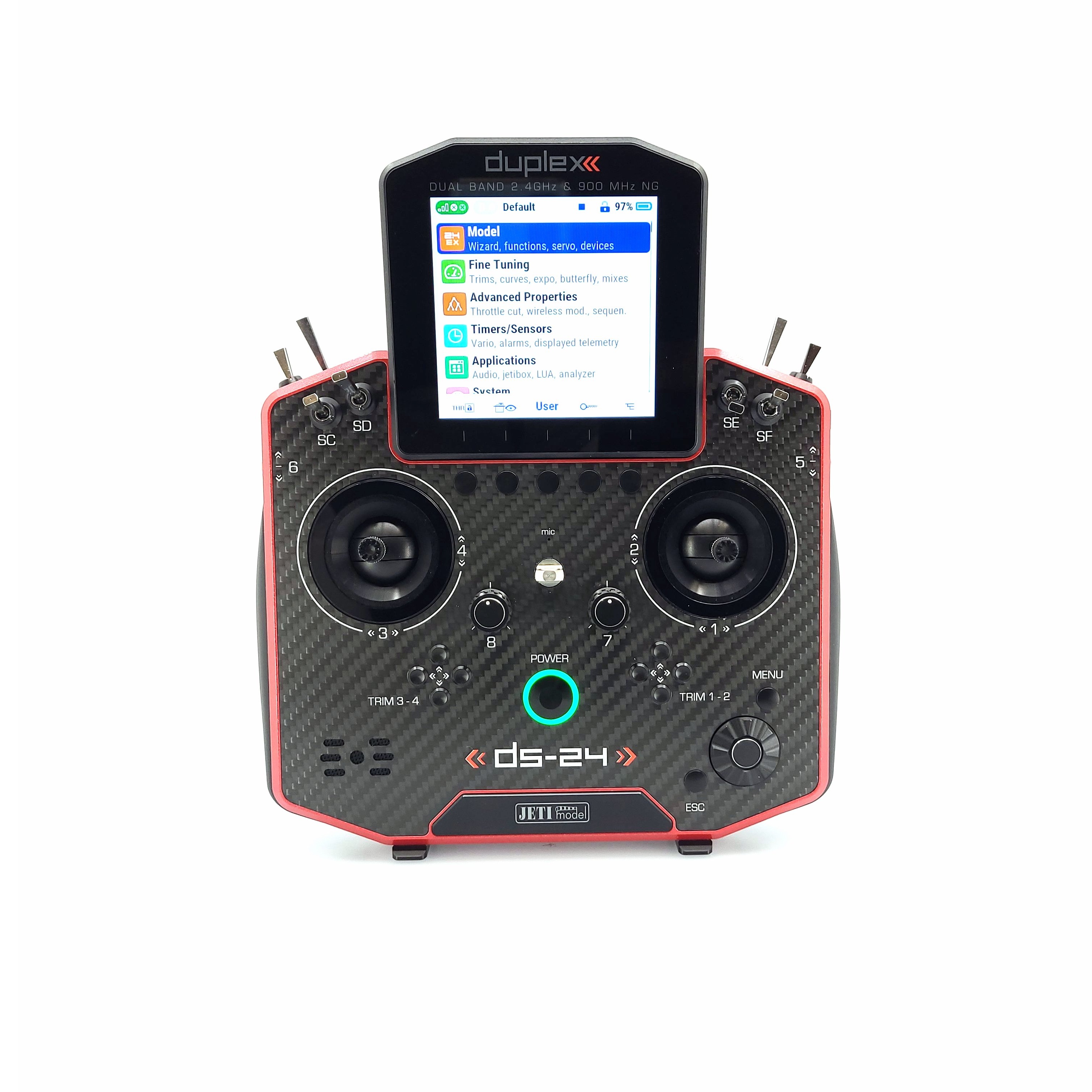 Jeti JDEX-TDS24II-CLRL Duplex DS-24 II - Carbon Line Ruby lacquer - 28