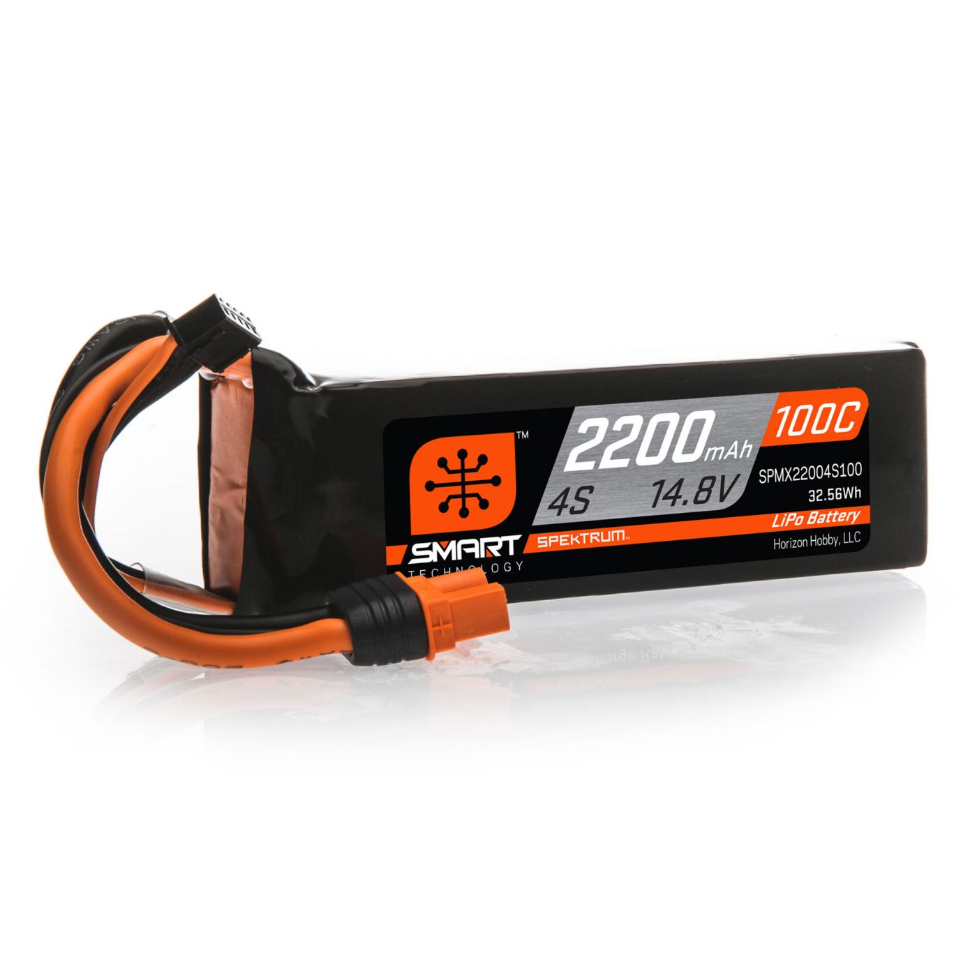 Spektrum 2200mAh 4S 14.8V 100C Smart LiPo Battery IC3