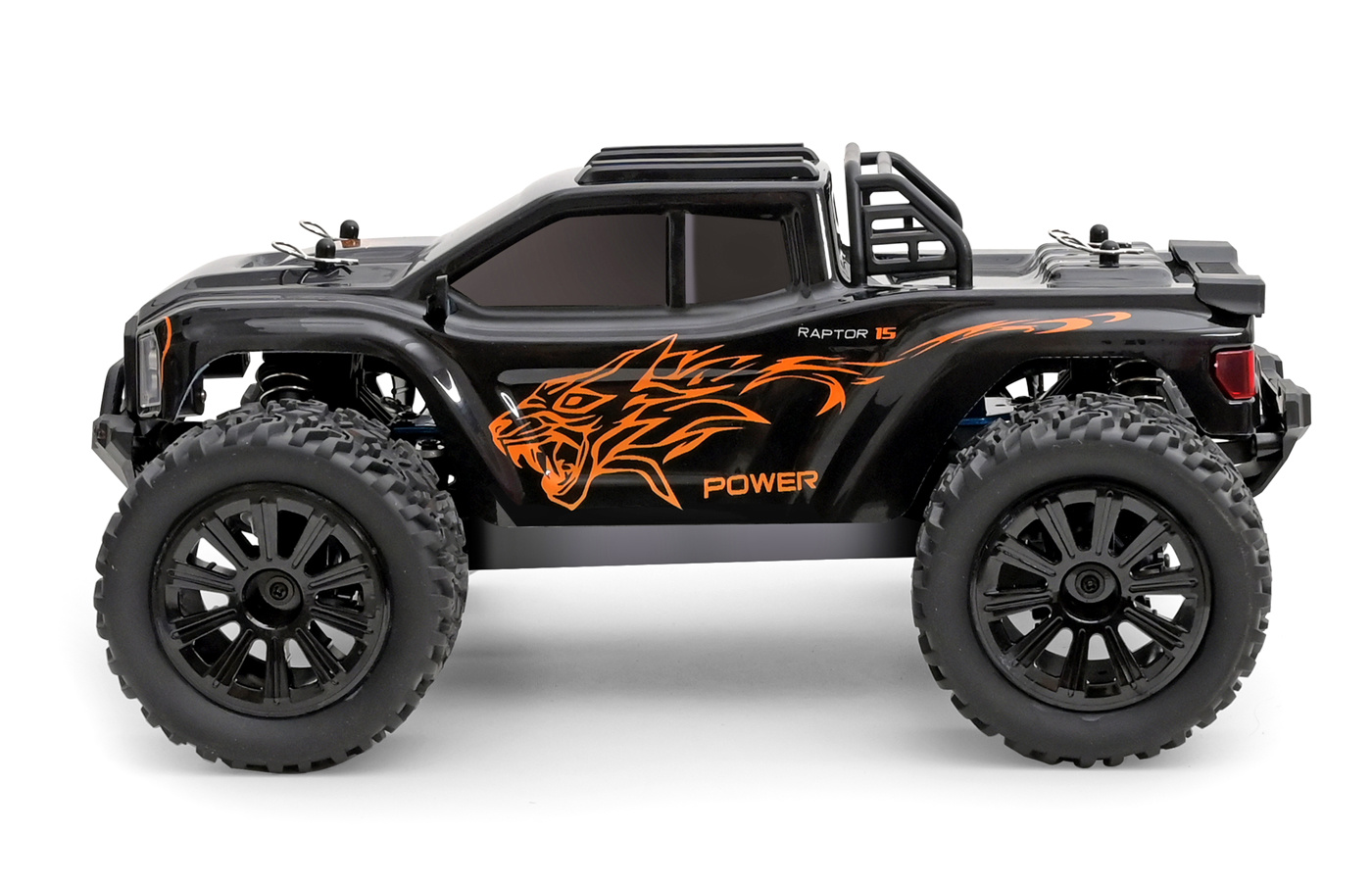 WLToys 164018-BLK WL 164018 4WD Monster Truck 1/16 RTR Svart - 4
