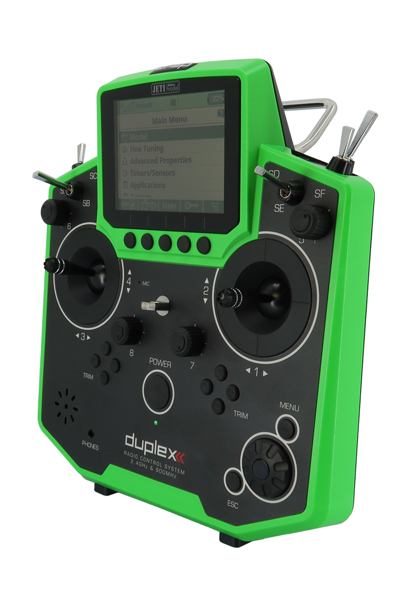 Jeti JDEX-TDS12-MMGN Transmitter Duplex DS-12 EX Multimod Green - 7
