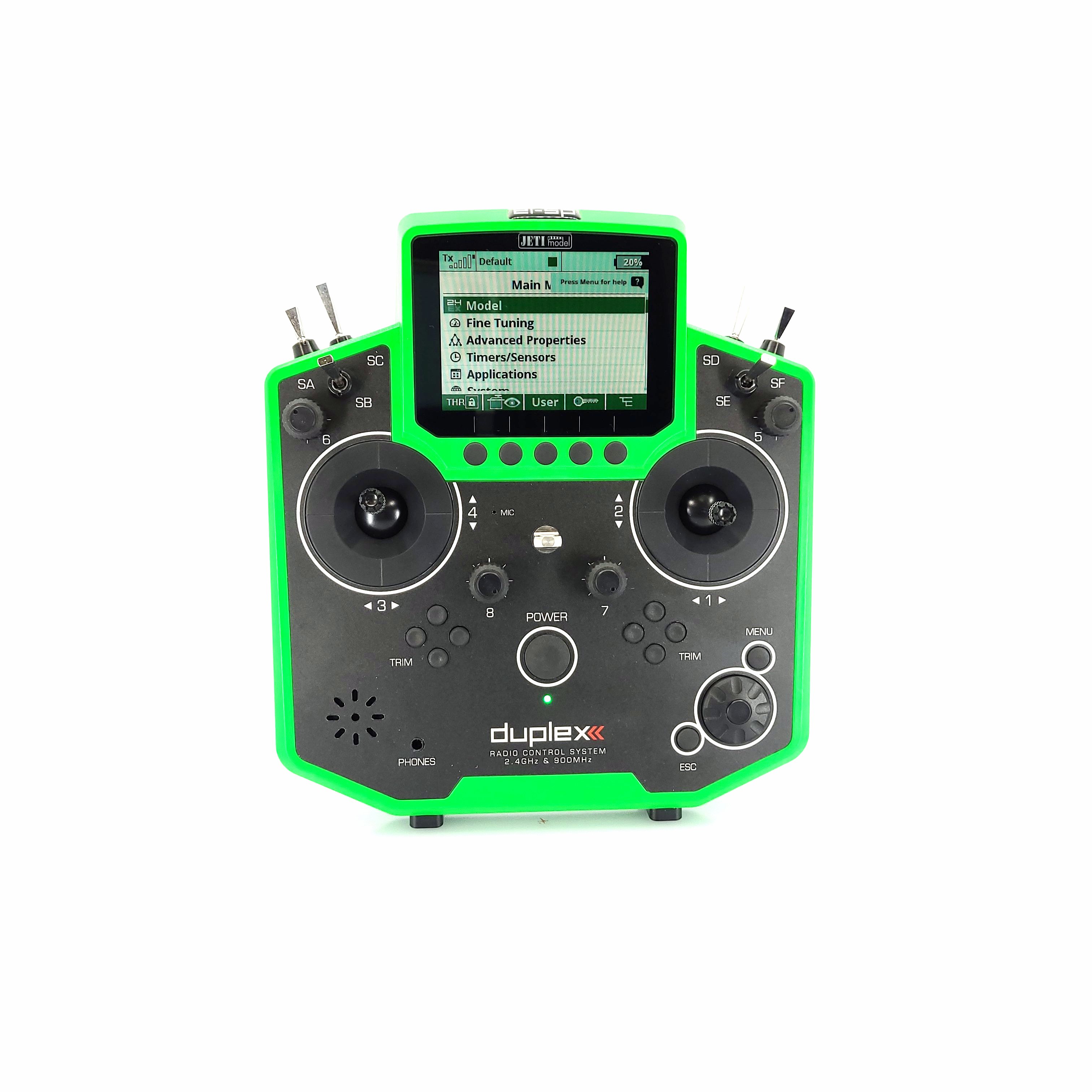 Jeti JDEX-TDS12-MMGN Transmitter Duplex DS-12 EX Multimod Green - 35