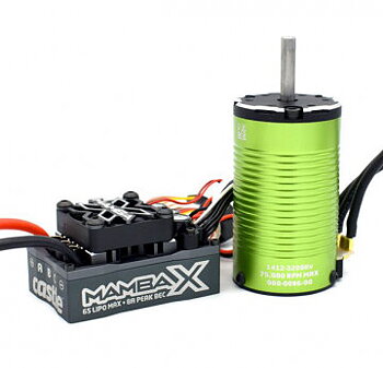 Castle Creations MAMBA X SCT Sensor WP ESC 25,2v and 1412-2100KV 5mm Combo