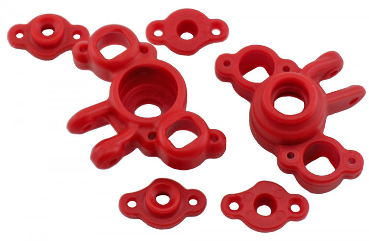 RPM Hjulhubb Röd (Par) Traxxas 1/16