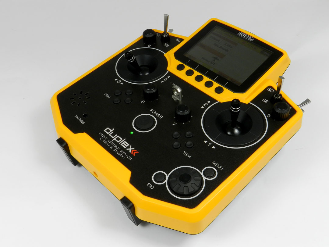 Jeti JDEX-TDS12-MMY Transmitter Duplex DS-12 EX Multimod Yellow - 5