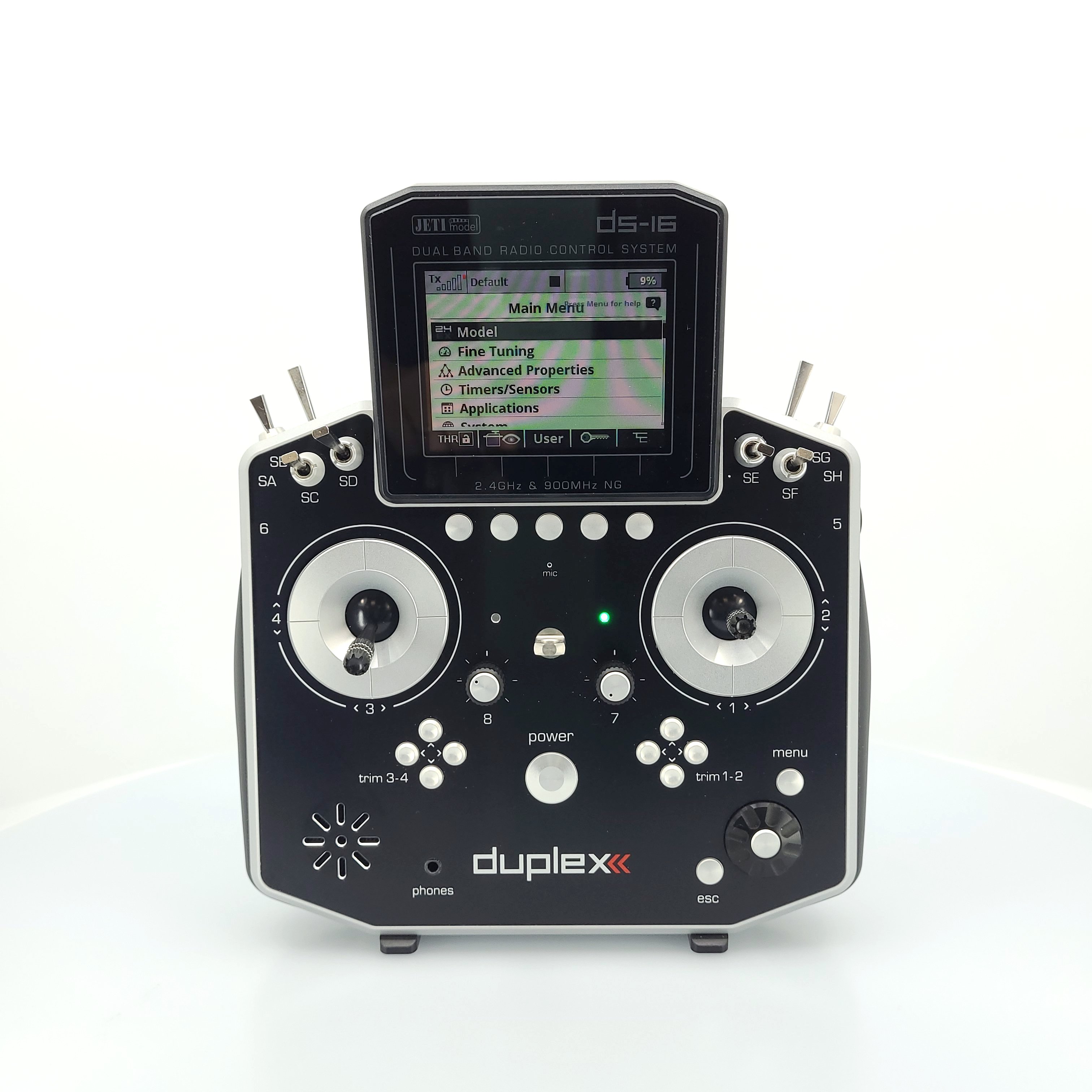 Jeti JDEX-TDS16II-SL Transmitter Duplex DS-16 II. - Silver - 22
