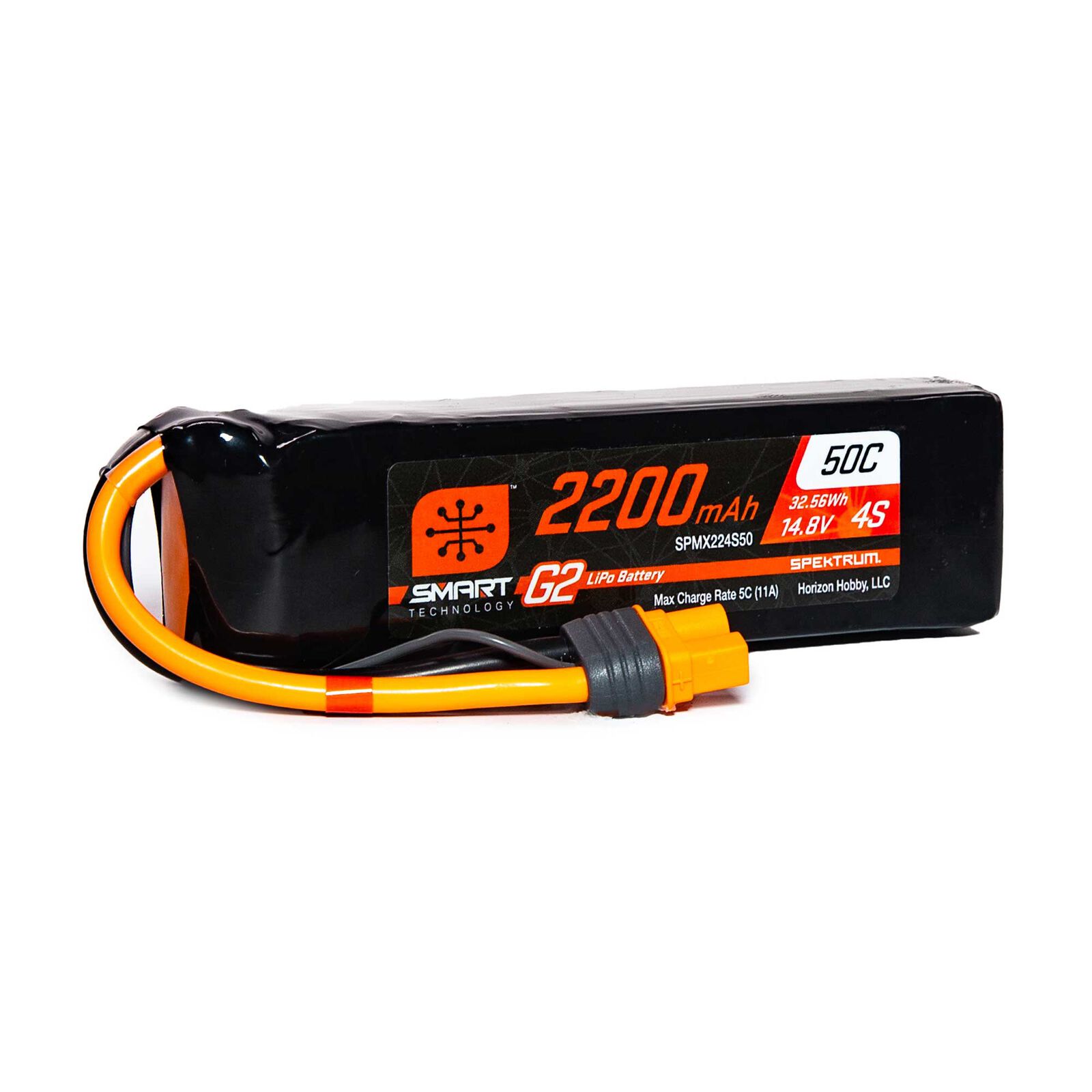 Spektrum 2200mAh 4S 14.8V Smart G2 LiPo 50C IC3