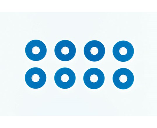 TAMIYA 54573 0.75mm Wheel Spacer Blu *8 - 2