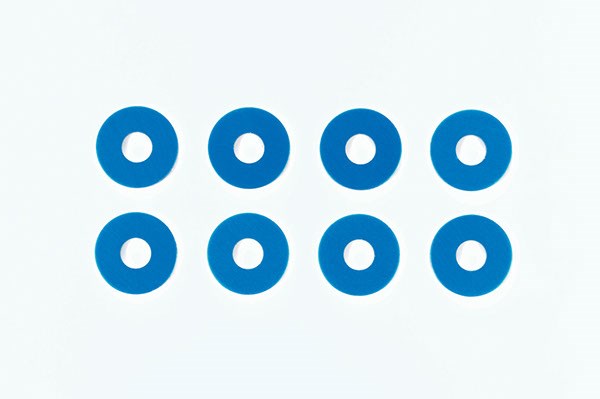 TAMIYA 54573 0.75mm Wheel Spacer Blu *8