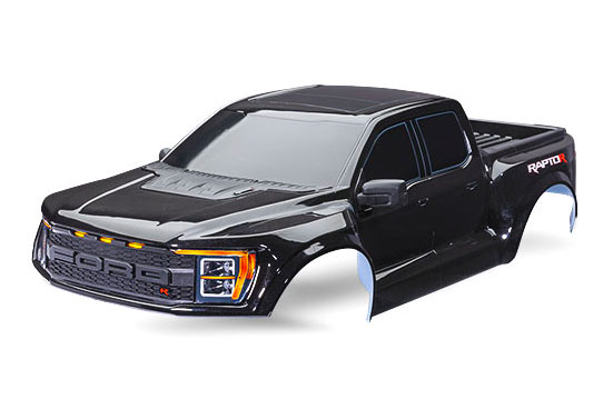 Traxxas 4210112-BLK Body Ford Raptor R Complete Black