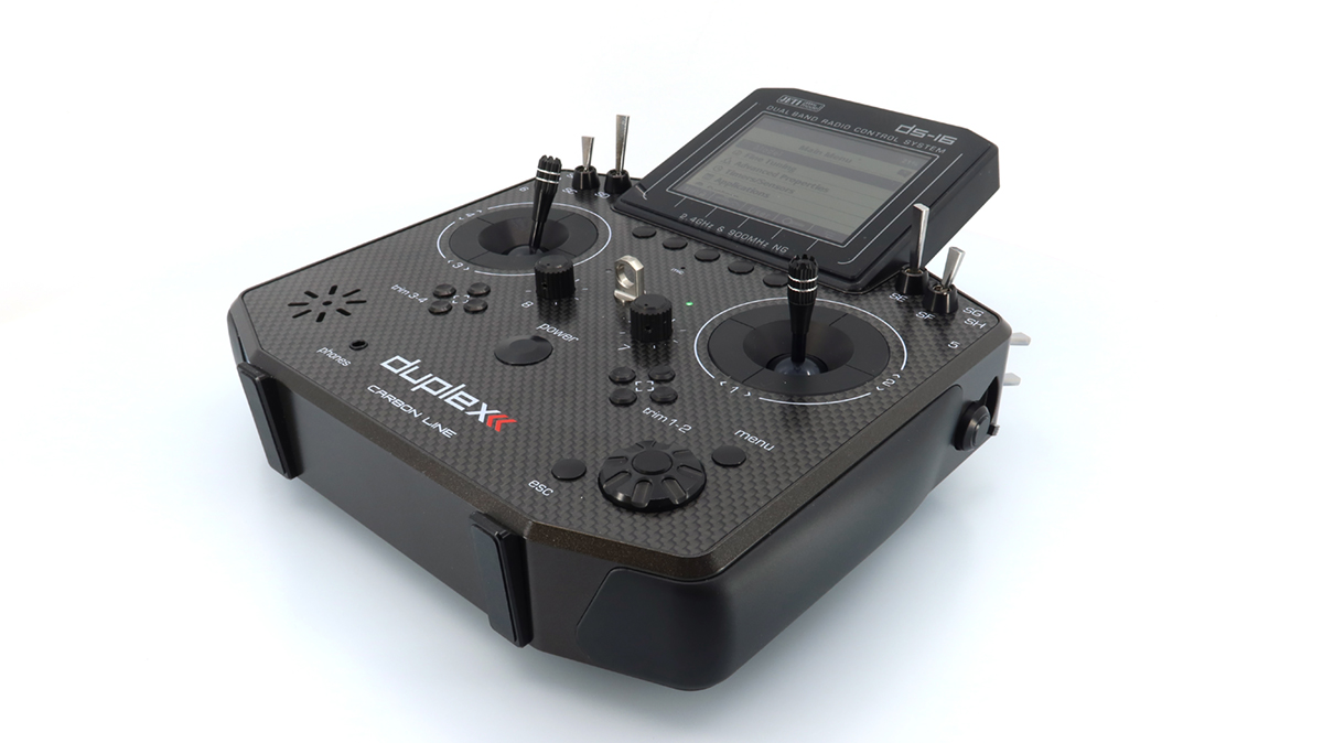 Jeti JDEX-TDS16II-CLKL Transmitter Duplex DS-16 II.- Carbon Line Black Lacquered - 9