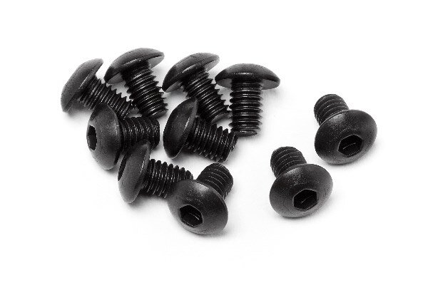 HPI HP94552 Button Head Screw M4X6Mm (Hex Socket/10Pcs)