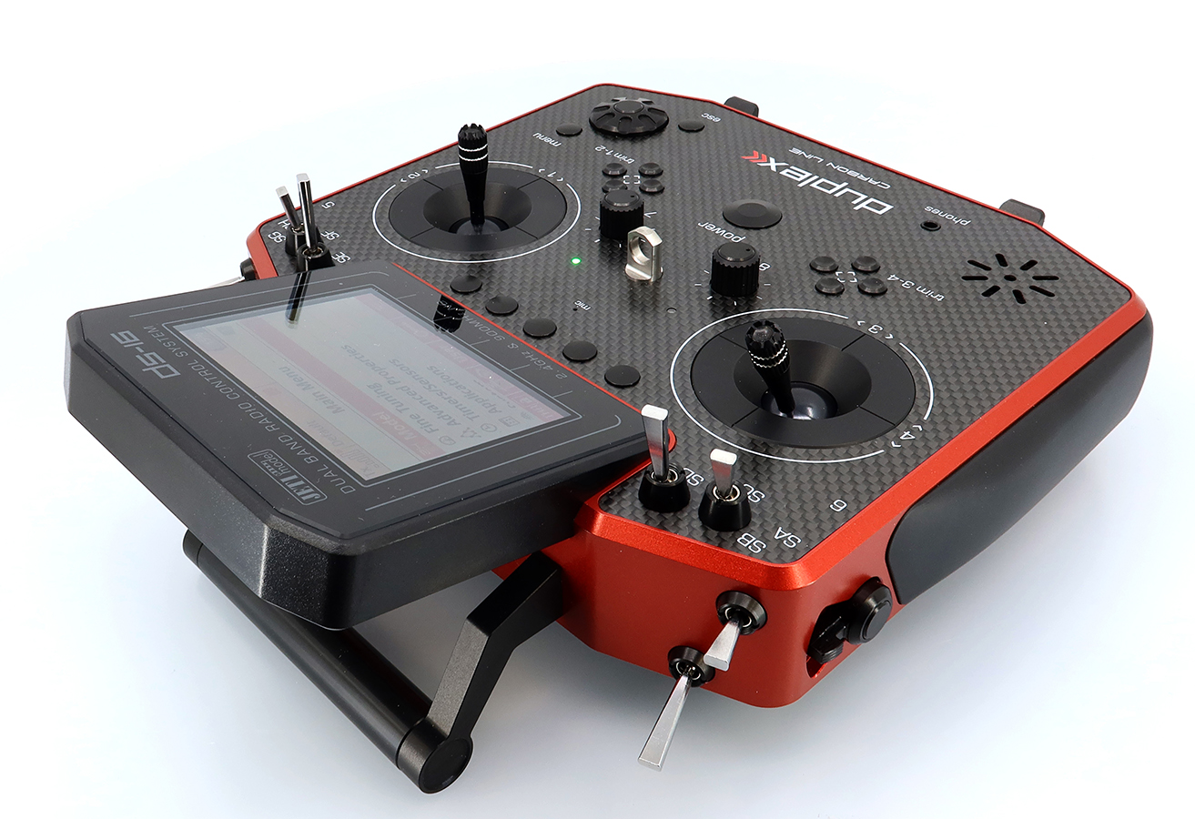 Jeti JDEX-TDS16II-CLRL Transmitter Duplex DS16 II.- Carbon Line RED - 13
