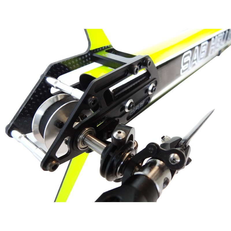 KIT GOBLIN BLACK NITRO YELLOW/CARBON (WITH THUNDERBOLT MAIN AND TAIL BLADES) - 12