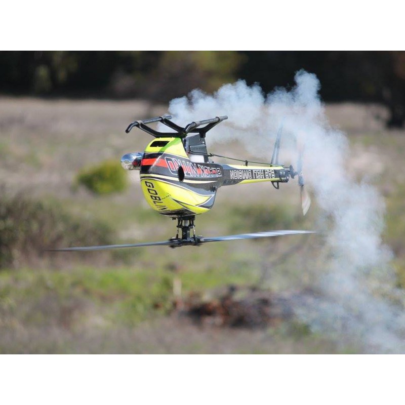KIT GOBLIN BLACK NITRO YELLOW/CARBON (WITH THUNDERBOLT MAIN AND TAIL BLADES) - 15