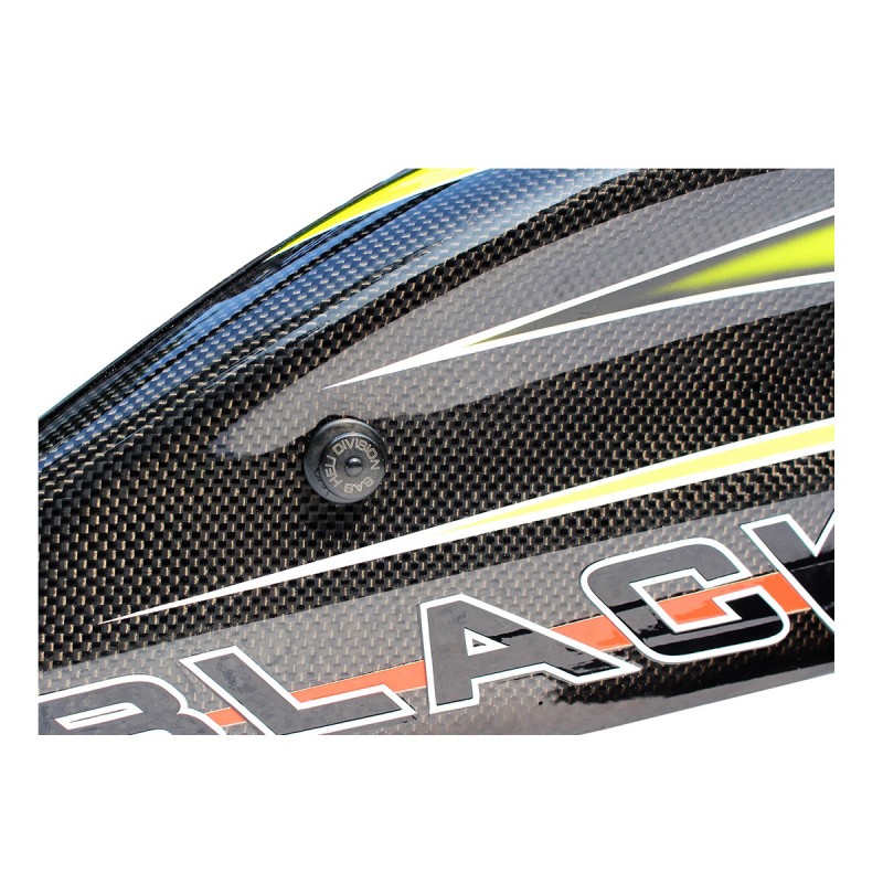 KIT GOBLIN BLACK NITRO YELLOW/CARBON (WITH THUNDERBOLT MAIN AND TAIL BLADES) - 8