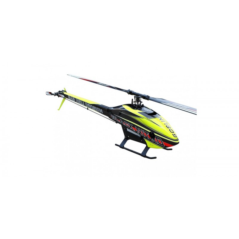 KIT GOBLIN BLACK NITRO YELLOW/CARBON (WITH THUNDERBOLT MAIN AND TAIL BLADES) - 14