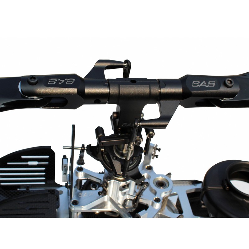 KIT GOBLIN BLACK NITRO YELLOW/CARBON (WITH THUNDERBOLT MAIN AND TAIL BLADES) - 7