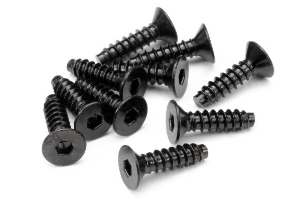 HPI HP94631 Tp Flat Head Screw M4X15Mm (Hex Socket/10Pcs)