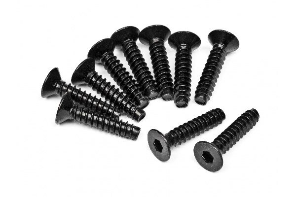 HPI HP94632 Tp. Flat Head Screw M4X18Mm (Hex Socket/10Pcs)