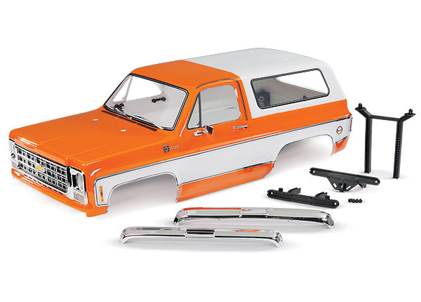 Traxxas 8130X Kaross Chevy Blazer Orange Komplett