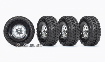 Traxxas 8183X Däck & Fälg 1.9" Resto-Mod (för 8255A Axel) (4)