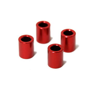 Standoffs 10mm M4 Röda (4st)
