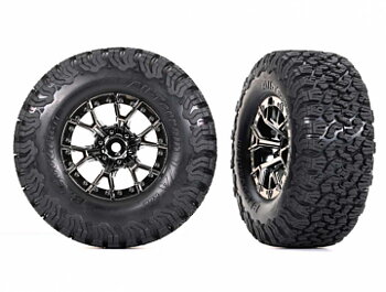 Traxxas 4210187-BLKCR Tires &amp; Wheels BFGoodrich All-Terrain T/A 2.2/3.0'' 2WD Front/4WD (2)