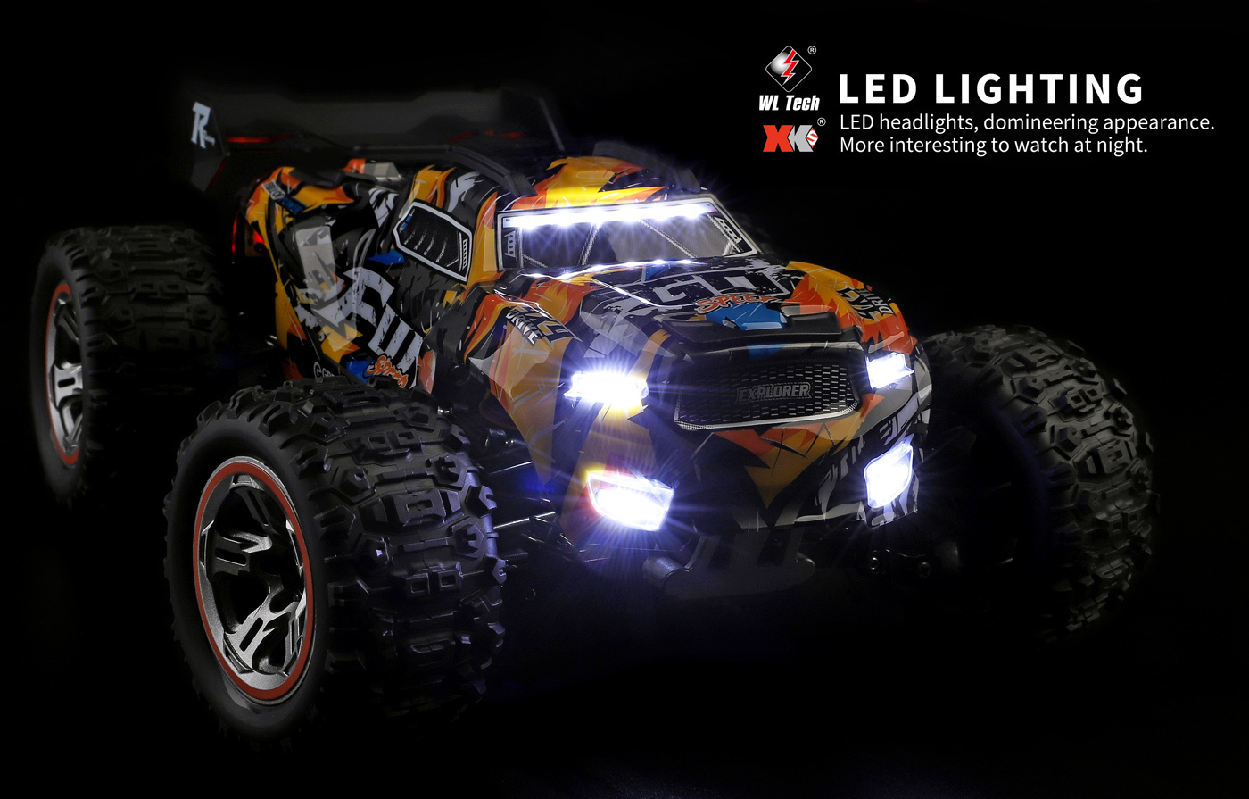WLToys 184008B WL 184008B 4WD Borstlös Monstertruck 1/18 RTR - 4