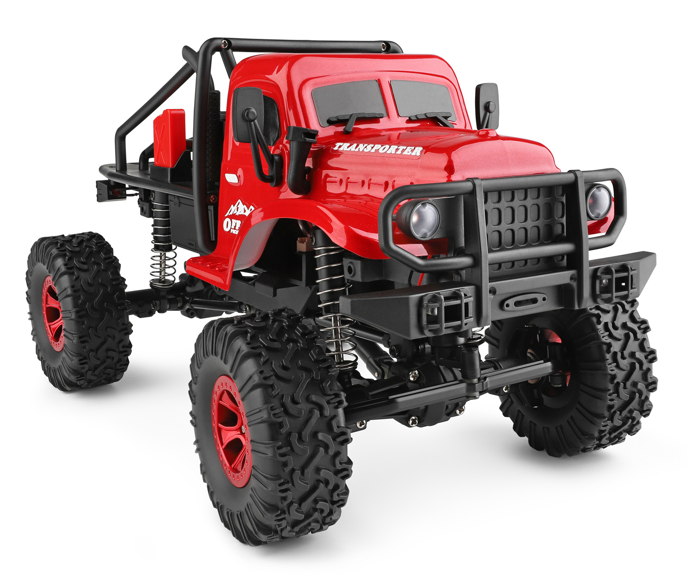 WLToys 184020-RED WL 184020 4WD Retro Crawler 1/18 RTR Röd