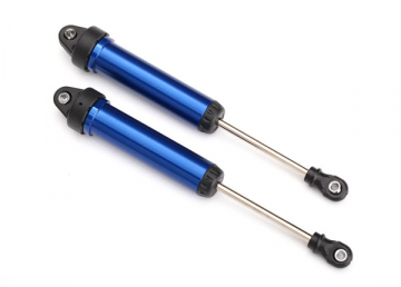 Traxxas 8451X Stötdämpare GTR 134mm Alu Blå (Utan Gänga) (2)*