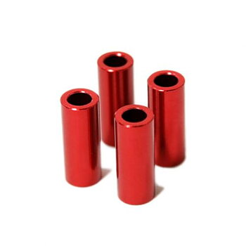 Standoffs 25mm M4 Röda (4st)