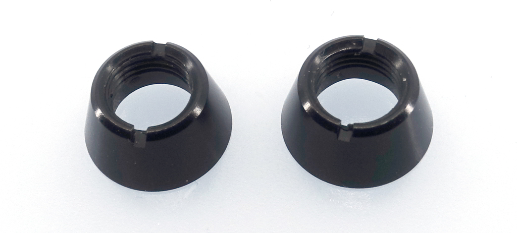 Jeti JMS-DC-NBT DC-14/16 - Black nuts for upper switches - Front panel