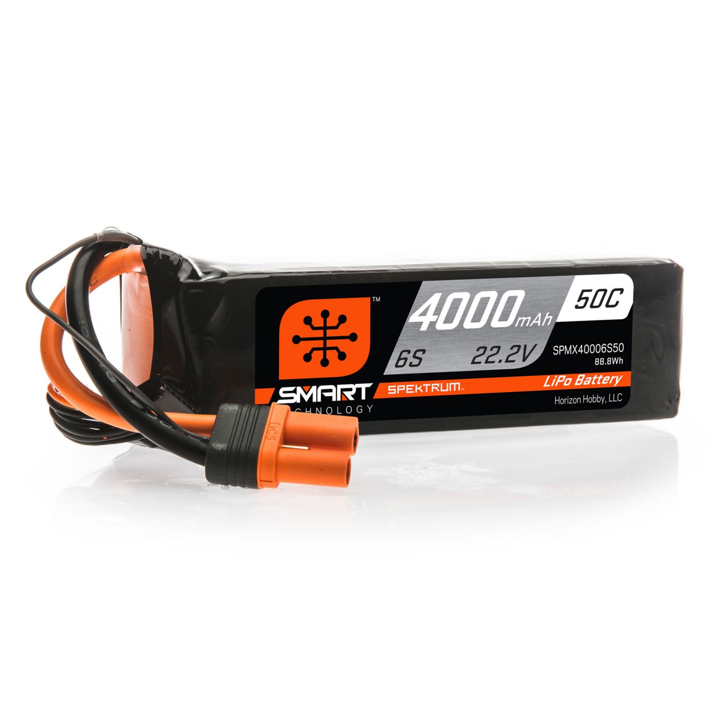 Spektrum 4000mAh 6S 22.2V Smart LiPo Battery 30C IC5