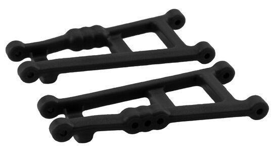 RPM Bärarmar Bak Svart (Par) Rustler, Stampede - 2WD