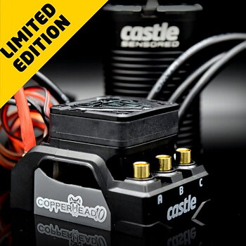 Castle Creations COPPERHEAD 10 LE, 1412-3200KV Sensor Combo
