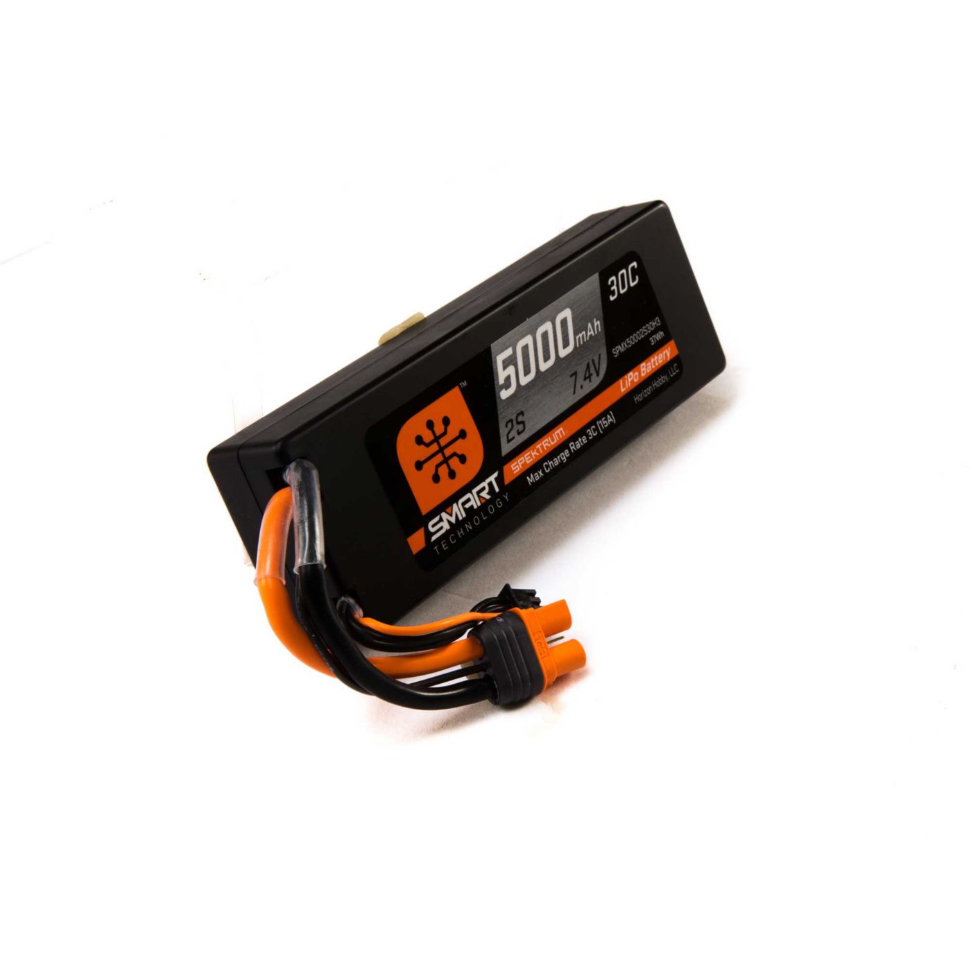 Spektrum 5000mAh 2S 7.4V Smart LiPo 30C Hardcase IC3