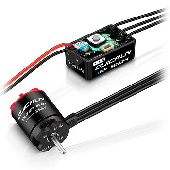 Hobbywing 38020436 QuicRun Combo MINI24 - 1621SL 3500kV 1/24-1/16 Crawler