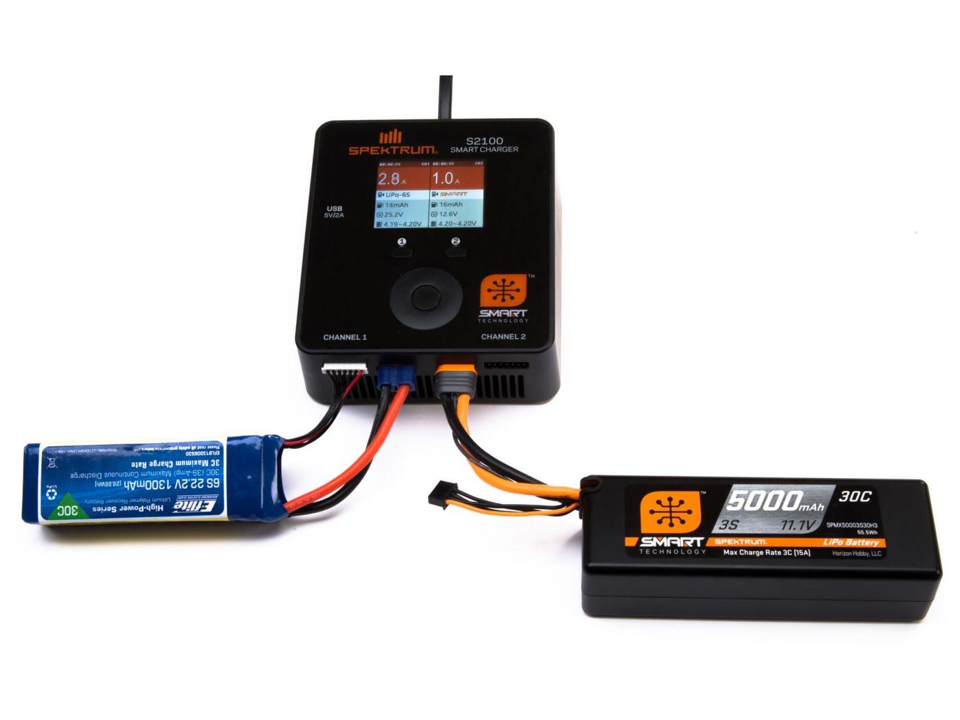 Spektrum 5000mAh 4S 14.8V Smart LiPo 30C Hardcase IC5 - 3