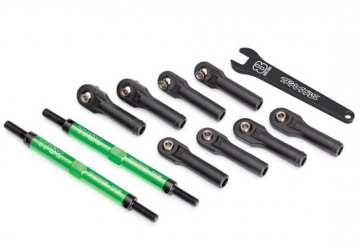 Toe Link 144mm Alu Green (with Wrench) (2) E-Revo