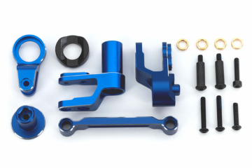 Traxxas 10246-BLUE Armar & Parallellstag Styrning Set Alu Blå Maxx Slash