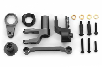 Traxxas 10246-GRAY Armar & Parallellstag Styrning Set Alu Grå Maxx Slash
