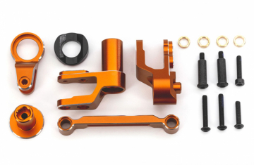 Traxxas 10246-ORNG Armar & Parallellstag Styrning Set Alu Orange Maxx Slash