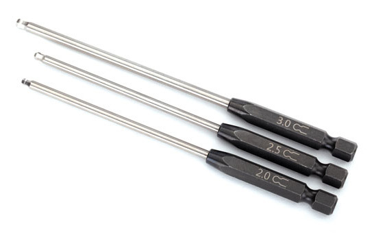 Speed Bit Set Hex Drive Ball-end (2.0/2.5/3.0mm)