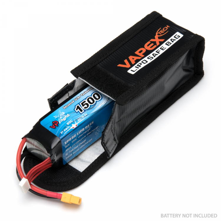 Vapex VPLIPOBAGD Laddväska-D Li-Po 125x64x50mm - 6