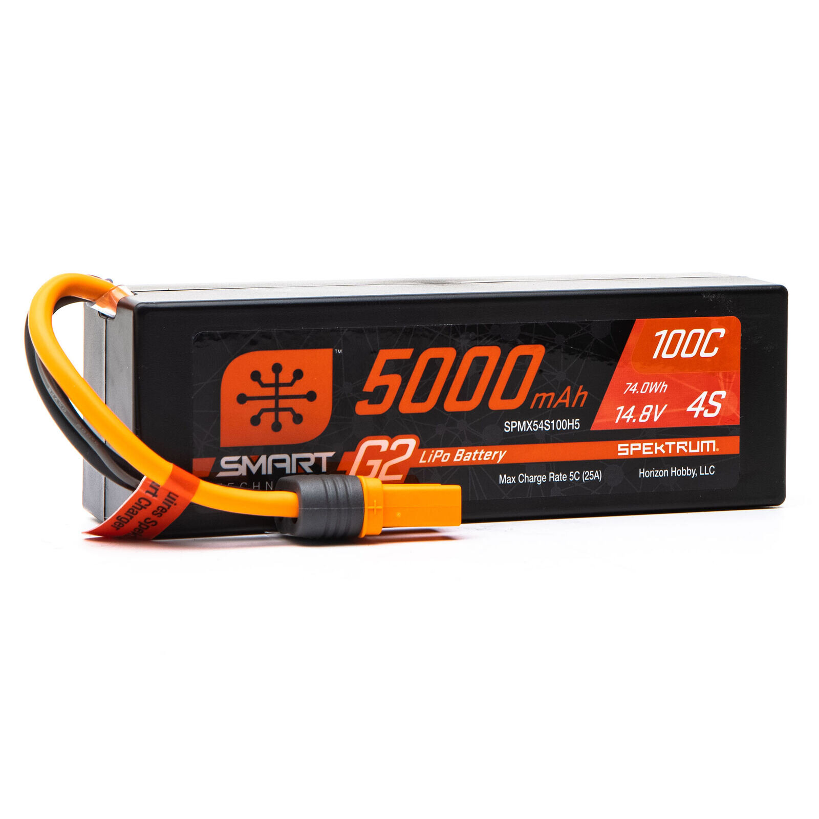 Spektrum 5000mAh 4S 14.8V Smart G2 LiPo 100C IC5