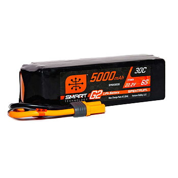 Spektrum 5000mAh 6S 22.2V Smart G2 LiPo 30C IC5
