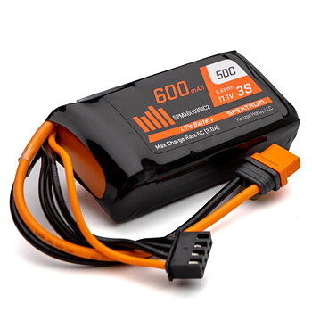 Spektrum 600mAh 3S 50C LiPo Battery IC2